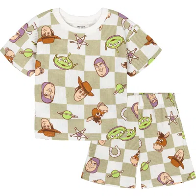 Disney Babies'  Pixar 2-piece T-shirt And Shorts Set In Multi