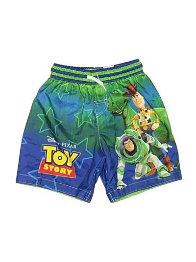 Pre-owned Disney Pixar Kids' Board Shorts In Green