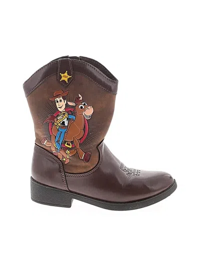 Pre-owned Disney Pixar Kids' Boots In Brown