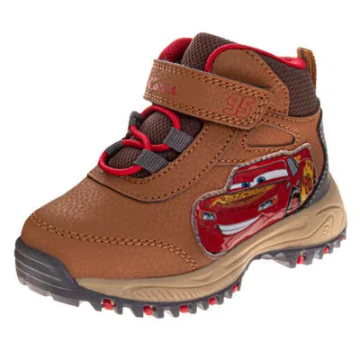 Disney Babies'  Pixar Cars Lightning Mcqueen Boys' Casual Boots In Brown