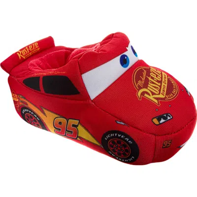 Disney Babies'  Pixar Cars Lightning Mcqueen Boys Slippers In Black