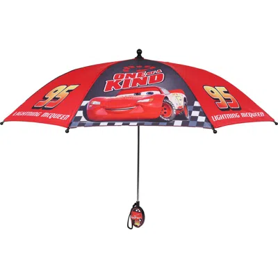 Disney Pixar Cars Lightning Mcqueen "one Of A Kind" Kids Umbrella In Multi