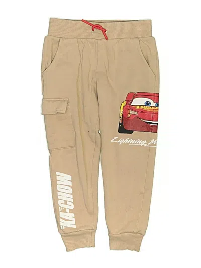 Pre-owned Disney Pixar Kids' Casual Pants In Tan