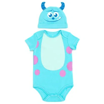 Disney Kids'  Pixar Cosplay 2-piece Bodysuit And Hat Set In Blue