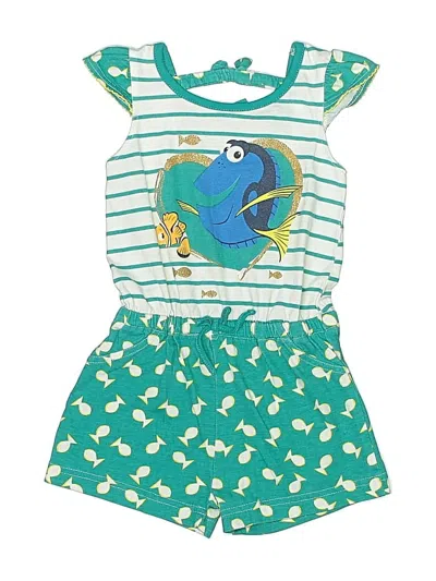 Pre-owned Disney Pixar Kids' Dress In Green