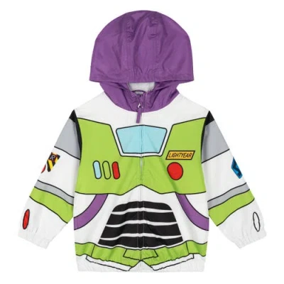 Disney Kids'  Pixar Hooded Windbreaker Jacket In Multi
