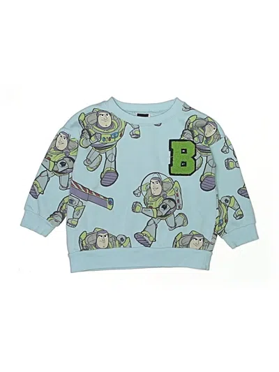 Pre-owned Disney Pixar Kids' Pullover Sweater In Blue