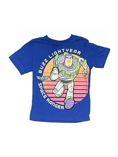 Pre-owned Disney Pixar Kids' Short Sleeve T-shirt In Blue