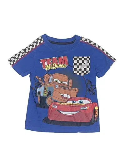 Pre-owned Disney Pixar Kids' Short Sleeve T-shirt In Blue