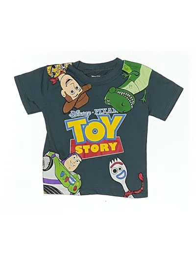 Pre-owned Disney Pixar Kids' Short Sleeve T-shirt In Green