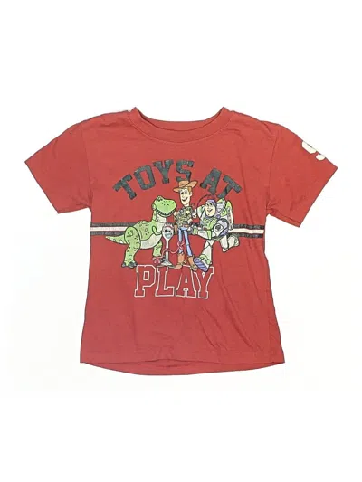Pre-owned Disney Pixar Kids' Short Sleeve T-shirt In Red