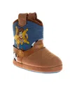 Disney Pixar Toddler And Little Boys Toy Story Dual Sizes Slippers In Brown