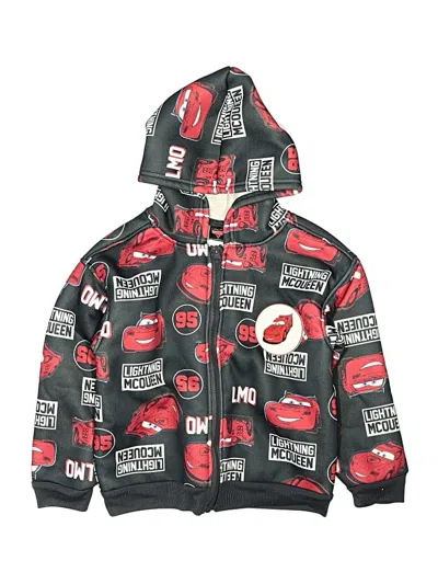 Pre-owned Disney Pixar Kids' Zip Up Hoodie In Red