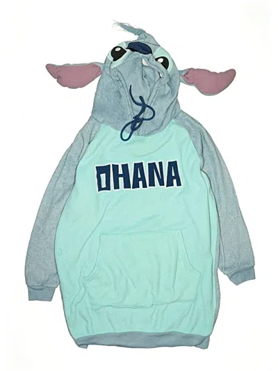 Pre-owned Disney Kids' Poncho In Teal