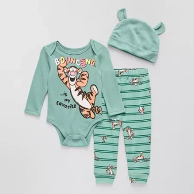 Disney Pooh Disney Baby Boys Winnie The Pooh 2-pc. Pant Set In Green