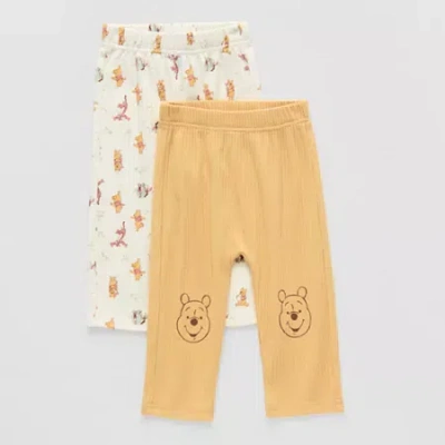 Disney Pooh Disney Baby Unisex Straight Regular Fit Winnie The Pooh Pull-on Pant In Multi