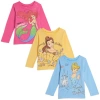 Disney Princess 2-pack Long Sleeve T-shirts In Multi