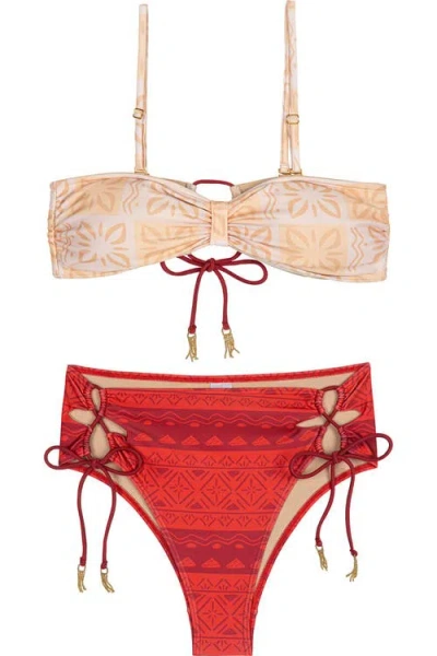 Disney Princess 2-piece Swimwear Bikini Set In Multi