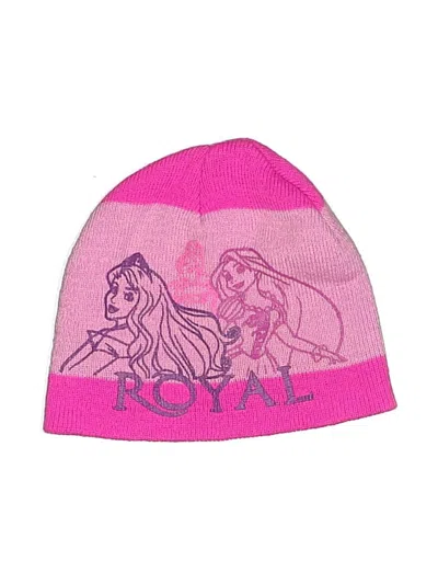 Pre-owned Disney Princess Kids' Beanie Hat In Pink