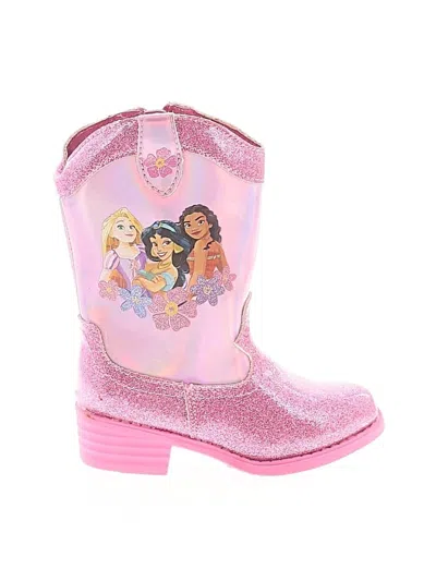 Pre-owned Disney Princess Kids' Boots In Pink