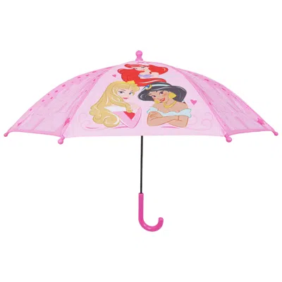 Disney Princess Castle Kids Umbrella In Pink