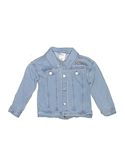 Pre-owned Disney Princess Kids' Denim Jacket In Blue