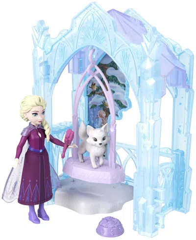 Disney Princess Disney Frozen Storytime Stackers Elsa Small Doll And Icy Animal Hideaway Playset In Burgundy