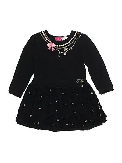 Pre-owned Disney Princess Kids' Dress In Black