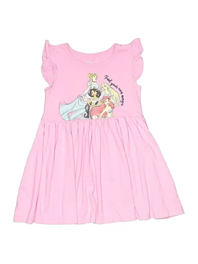 Pre-owned Disney Princess Kids' Dress In Pink