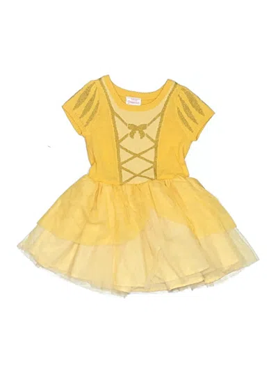 Pre-owned Disney Princess Kids' Dress In Yellow