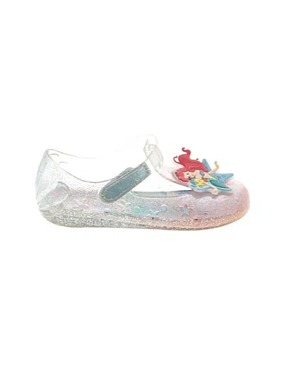 Pre-owned Disney Princess Kids' Flats In Silver
