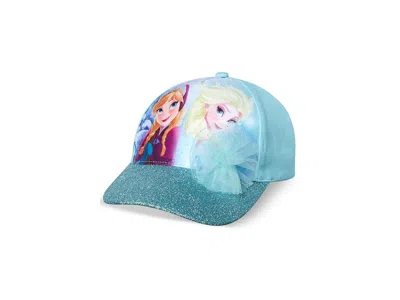Disney Princess Glitter Baseball Cap (little Kids) Traditional Hats Blue/frozen: 4-7 Years