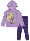 Disney Kids'  Princess Hoodie & Leggings Set In Purple