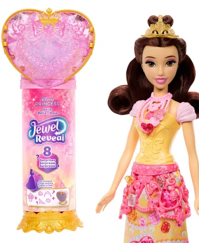 Disney Princess Kids' Jewel Reveal Surprise Belle Fashion Doll In Multi