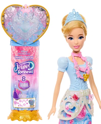 Disney Princess Jewel Reveal Surprise Cinderella Fashion Doll In Transparent