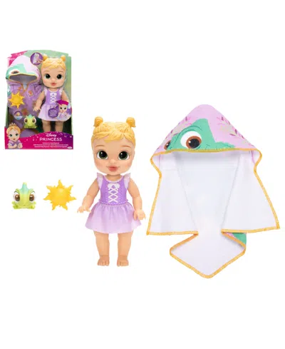 Disney Princess Rapunzel 12" Bathtime Baby Doll With Water Squirters, Ages 3+ In Multi
