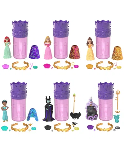 Disney Princess Kids' Royal Color Reveal Princess Or Villain Small Doll With 5 Surprises In Multi-color