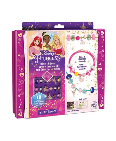 Disney Princess Royal Jewels & Gems Create 3 Princess Bracelets, Ages 8+ In Pink