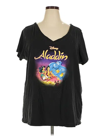 Pre-owned Disney Princess Short Sleeve T-shirt In Black