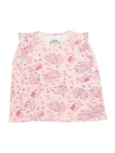 Pre-owned Disney Princess Kids' Sleeveless T-shirt In Pink