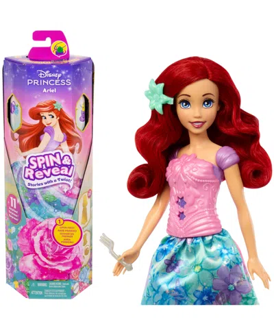 Disney Princess Kids' Spin Reveal Ariel Fashion Doll Accessories With 11 Surprises In Multi-color