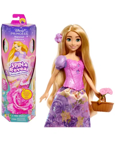 Disney Princess Kids' Spin Reveal Rapunzel Fashion Doll Accessories With 11 Surprises In Multi-color