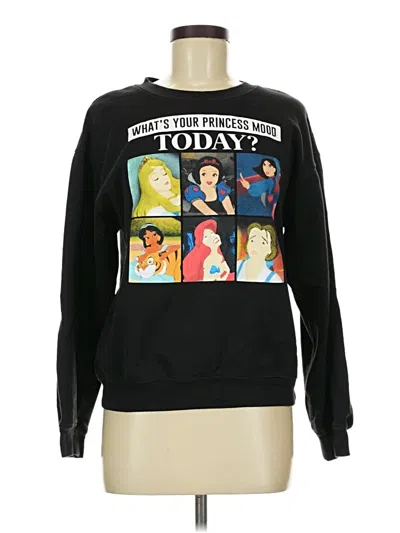 Pre-owned Disney Princess Sweatshirt In Black