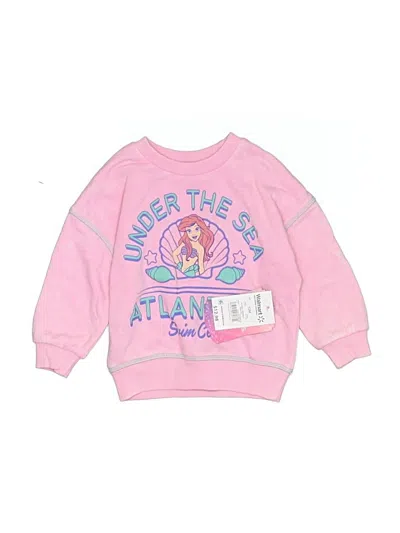 Pre-owned Disney Princess Babies' Sweatshirt In Pink