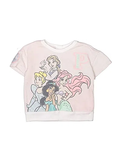 Pre-owned Disney Princess Kids' Sweatshirt In Pink