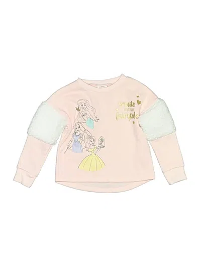 Pre-owned Disney Princess Kids' Sweatshirt In Pink