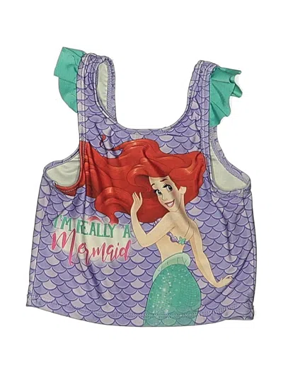 Pre-owned Disney Princess Kids' Swimsuit Cover Up In Purple