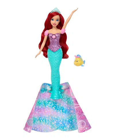 Disney Princess Transforming Ariel Fashion Doll With Flounder & 2 Accessories, Ages 3+ In Multi