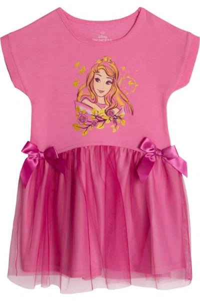 Disney Kids'  Princess Tutu Dress In Aurora Rose Pink