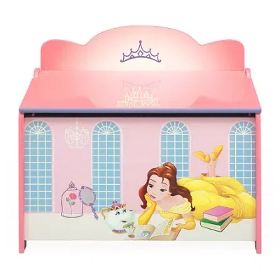Disney Princess Wooden Toy Box In Pink